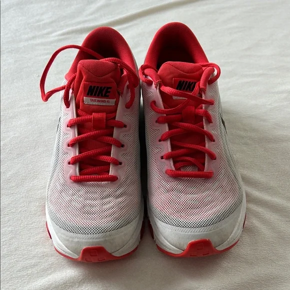 Nike Air Max Tailwind 6 Women's White and Red Mesh Running Shoes Sz 8 - Picture 3 of 6